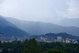 Kathmandu Valley In Monsoon Season