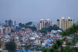 Kathmandu Valley In Monsoon Season
