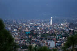 Kathmandu Valley In Monsoon Season