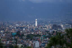 Kathmandu Valley In Monsoon Season
