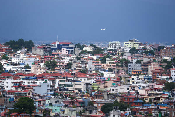 Kathmandu Valley In Monsoon Season