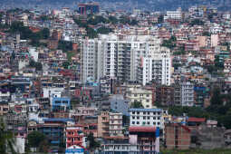 Kathmandu Valley In Monsoon Season