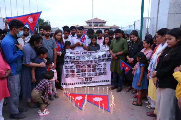 Candlelight Tribute to Gen-Z Movement Martyrs