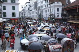 Dashain festival Approaches, Markets in Kathmandu Bustle with Activity
