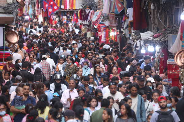 Dashain festival Approaches, Markets in Kathmandu Bustle with Activity