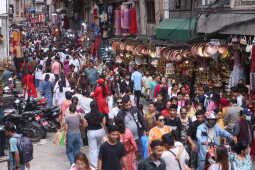 Dashain festival Approaches, Markets in Kathmandu Bustle with Activity