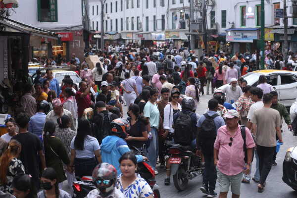 Dashain festival Approaches, Markets in Kathmandu Bustle with Activity