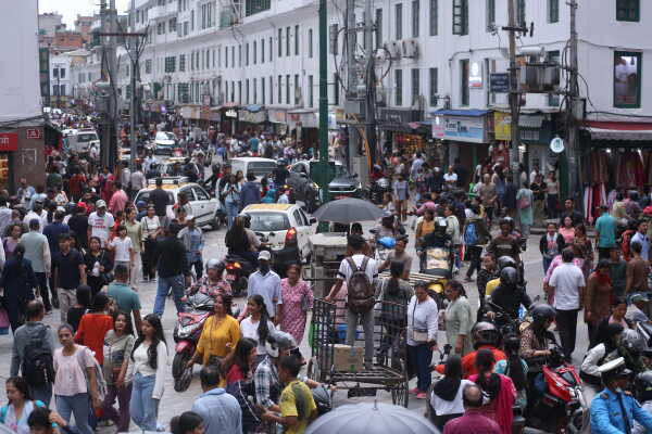 Dashain festival Approaches, Markets in Kathmandu Bustle with Activity