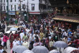Dashain festival Approaches, Markets in Kathmandu Bustle with Activity