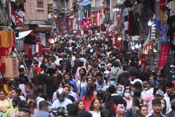 Dashain festival Approaches, Markets in Kathmandu Bustle with Activity