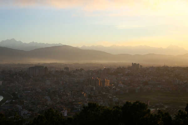 Early Morning View of Kathmandu Valley, Nepal