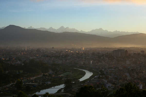Early Morning View of Kathmandu Valley, Nepal