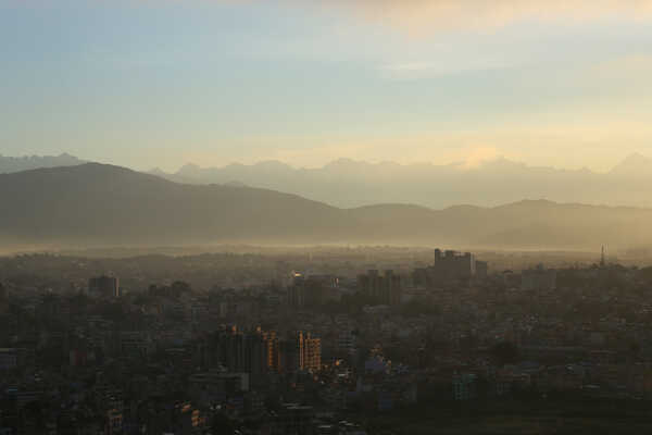 Early Morning View of Kathmandu Valley, Nepal
