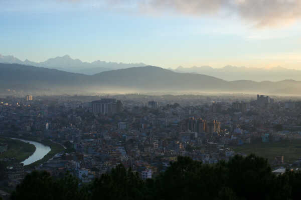 Early Morning View of Kathmandu Valley, Nepal