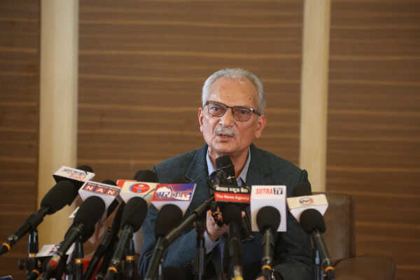Former Prime Minister Dr. Baburam Bhattarai Holds Special Press Conference