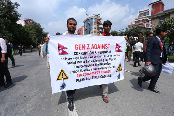 Gen Z Protests Against Corruption and Social Media Ban in Nepal