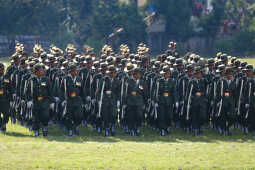 Grand Phulpati Rehearsal Held at Tundikhel, Kathmandu, for Upcoming Dashain Festival