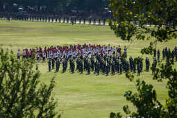 Grand Rehearsal Held at Tundikhel, Kathmandu, for upcoming Phulpati