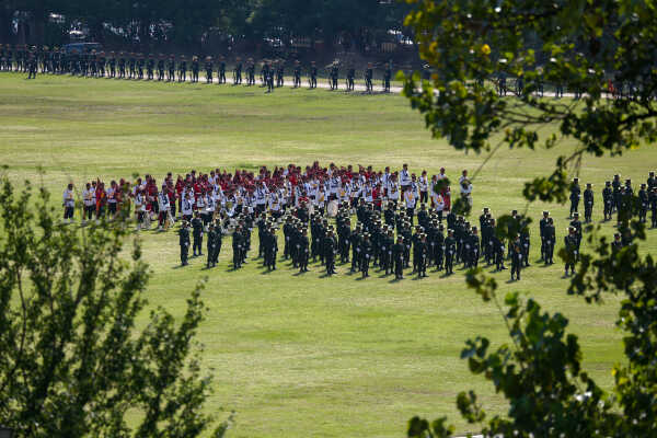 Grand Rehearsal Held at Tundikhel, Kathmandu, for upcoming Phulpati