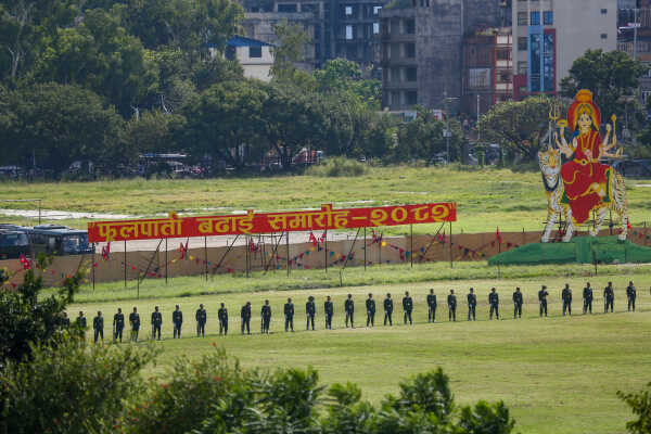 Grand Rehearsal Held at Tundikhel, Kathmandu, for upcoming Phulpati 2082