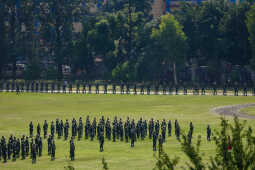 Grand Phulpati Rehearsal Held at Tundikhel, Kathmandu, for Upcoming Dashain Festival