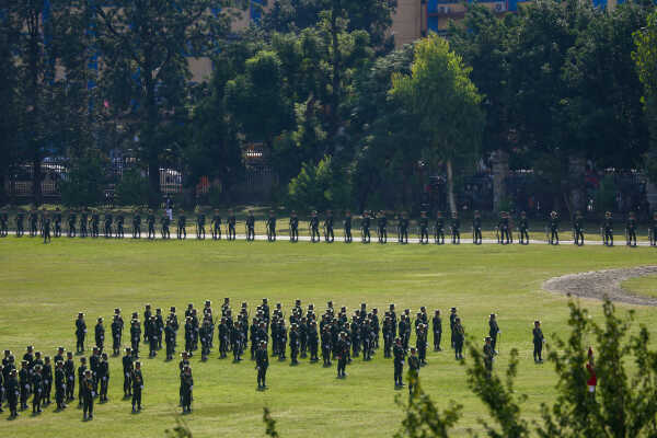 Grand Phulpati Rehearsal Held at Tundikhel, Kathmandu, for Upcoming Dashain Festival