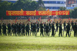 Grand Phulpati Rehearsal Held at Tundikhel, Kathmandu, for Upcoming Dashain Festival 2082