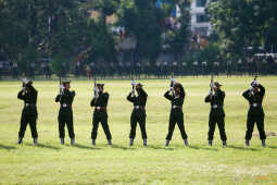 Grand Phulpati Rehearsal Held at Tundikhel, Kathmandu, for Upcoming Dashain Festival