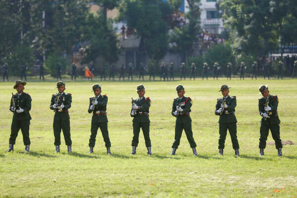 Grand Phulpati Rehearsal Held at Tundikhel, Kathmandu, for Upcoming Dashain Festival