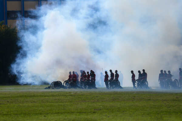 Grand Phulpati Rehearsal Held at Tundikhel, Kathmandu, for Upcoming Dashain Festival