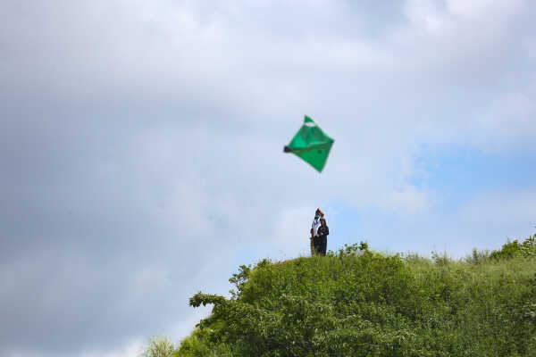 Colorful Kites Soar Over Chobhar Ahead of Dashain Festival