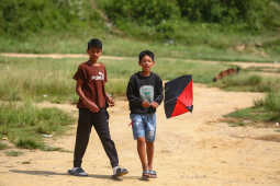 Colorful Kites Soar Over Chobhar Ahead of Dashain Festival