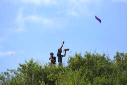 Colorful Kites Soar Over Chobhar Ahead of Dashain Festival