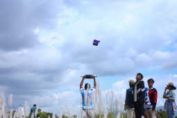 Colorful Kites Soar Over Chobhar Ahead of Dashain Festival