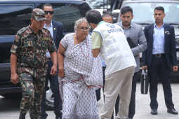 Interim Prime Minister Sushila Karki Visits Civil Hospital to Meet Gen Z Protest Victims