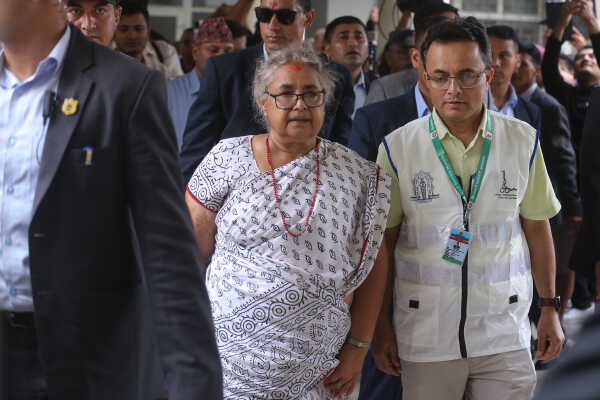 Interim Prime Minister Sushila Karki Visits Civil Hospital to Meet Gen Z Protest Victims