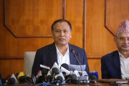 Kulman Ghising Holds Press Conference Under Ministry of Physical Infrastructure and Transport