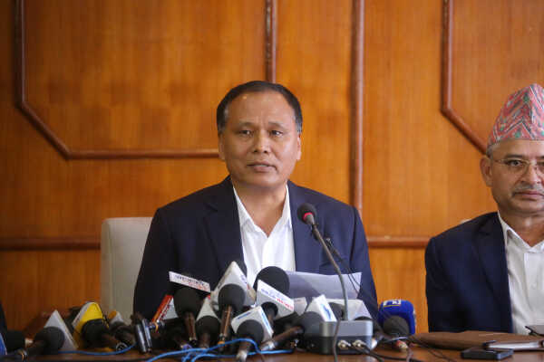 Kulman Ghising Holds Press Conference Under Ministry of Physical Infrastructure and Transport