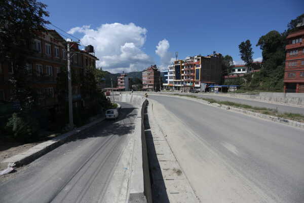 Minister Kulman Ghising Inspects Suryabinayak–Dhulikhel Road Construction Works (1)