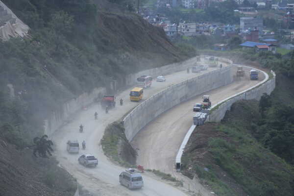 Minister Kulman Ghising Inspects Suryabinayak–Dhulikhel Road Construction Works (15)