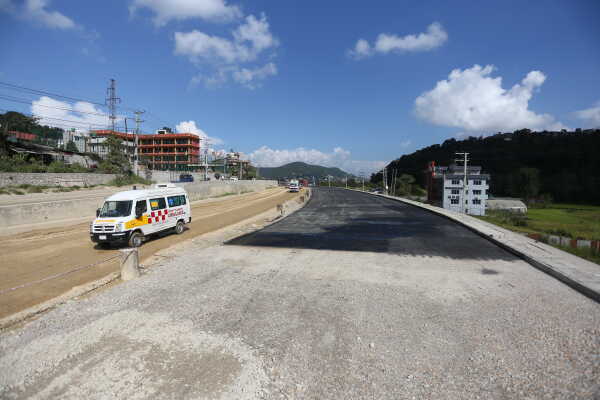 Minister Kulman Ghising Inspects Suryabinayak–Dhulikhel Road Construction Works (9)