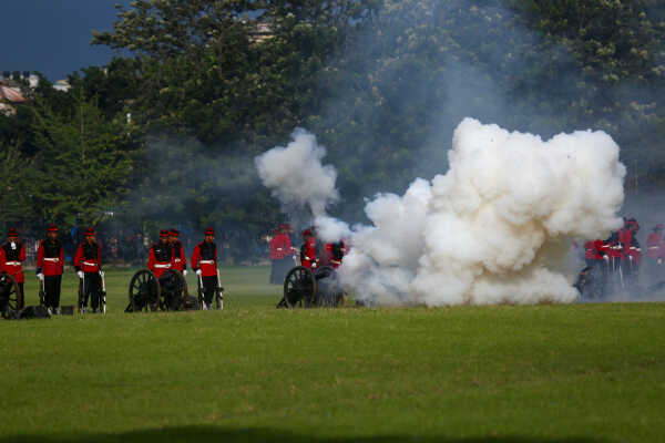 Nepal Army Holds Special Phulpati Ceremony, Kathmandu