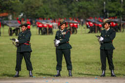 Nepal Army Holds Special Phulpati Ceremony at Tundikhel