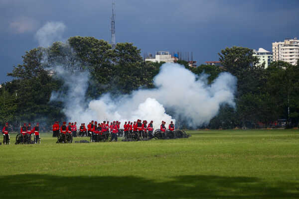 Nepal Army Holds Special Phulpati Ceremony at Tundikhel