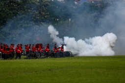 Nepal Army Holds Special Phulpati Ceremony at Tundikhel