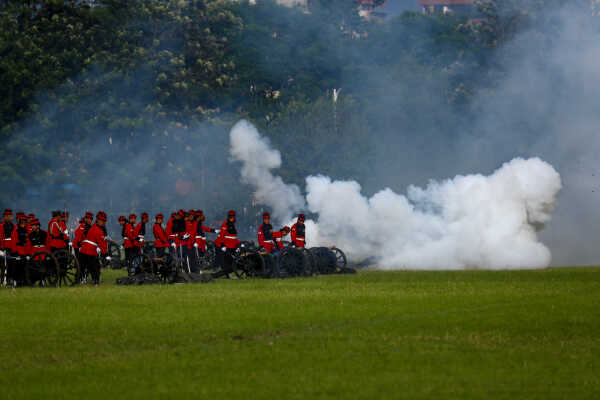 Nepal Army Holds Special Phulpati Ceremony at Tundikhel