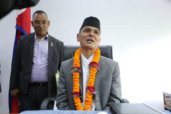 Om Prakash Aryal Assumes Office as Nepal’s New Home Minister