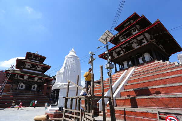Ongoing Preparations for Indra Jatra Festival, 3 September 2025