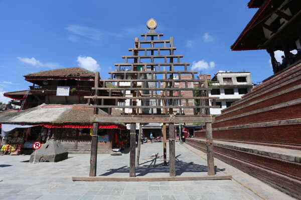 Ongoing Preparations for Indra Jatra Festival, 3 September 2025