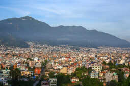 Panoramic View of Kathmandu Cityscape from Kirtipur